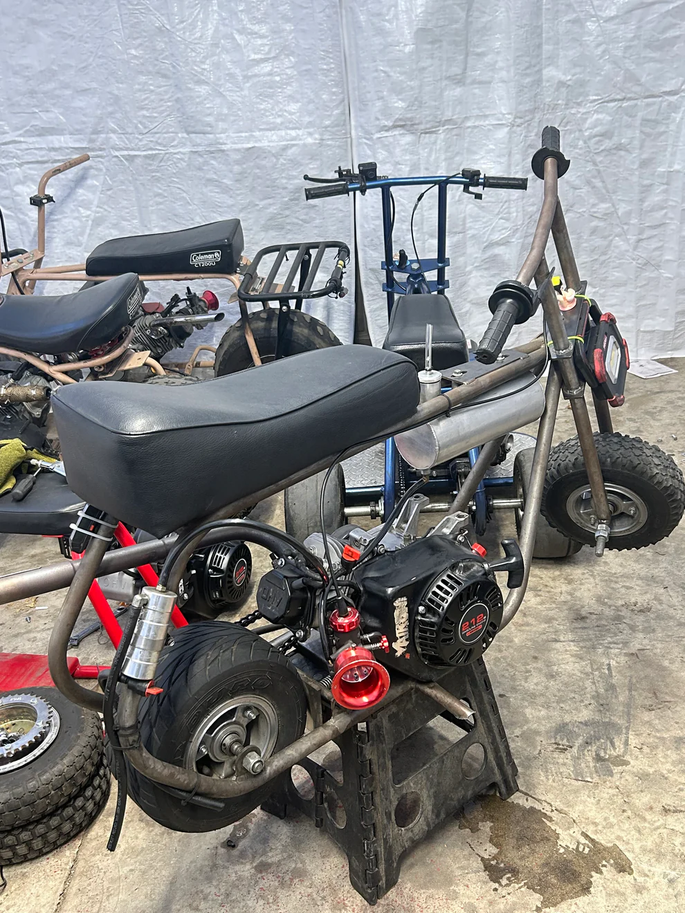 skinny slick galaxy minibike(55mph)